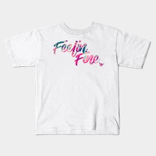 Feelin' Fine in the Tropics Kids T-Shirt